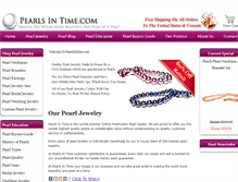 Tablet Screenshot of pearlsintime.com